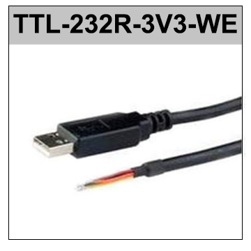 USB to UART cable with FT232R Chipset