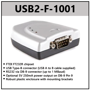 USB to RS232 Adapters (FULL SPEED)