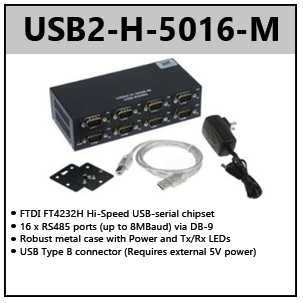 USB to RS485 adapters (HIGH SPEED)