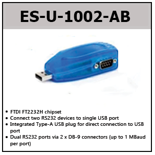 USB TO RS232 ADAPTERS (HIGH SPEED)