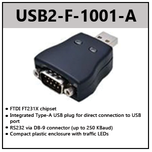 USB to RS232 (FULL SPEED) — Connective Peripherals - Global Store