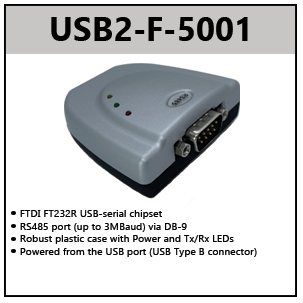 USB to RS485 adapters (FULL SPEED)