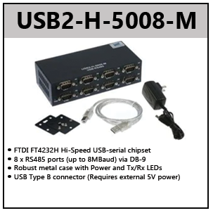 USB to RS485 adapters (HIGH SPEED)