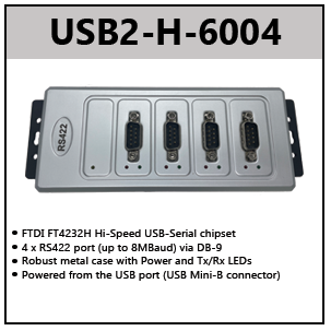 USB TO RS422 ADAPTERS (HIGH SPEED)